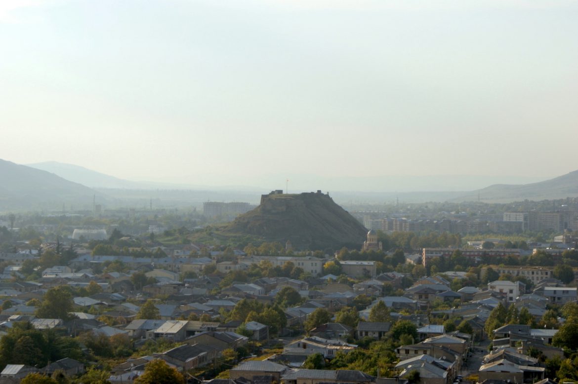 Blick auf Gori und die Festung