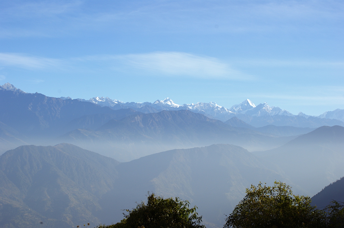 Blick auf das Himalaya Gebirge