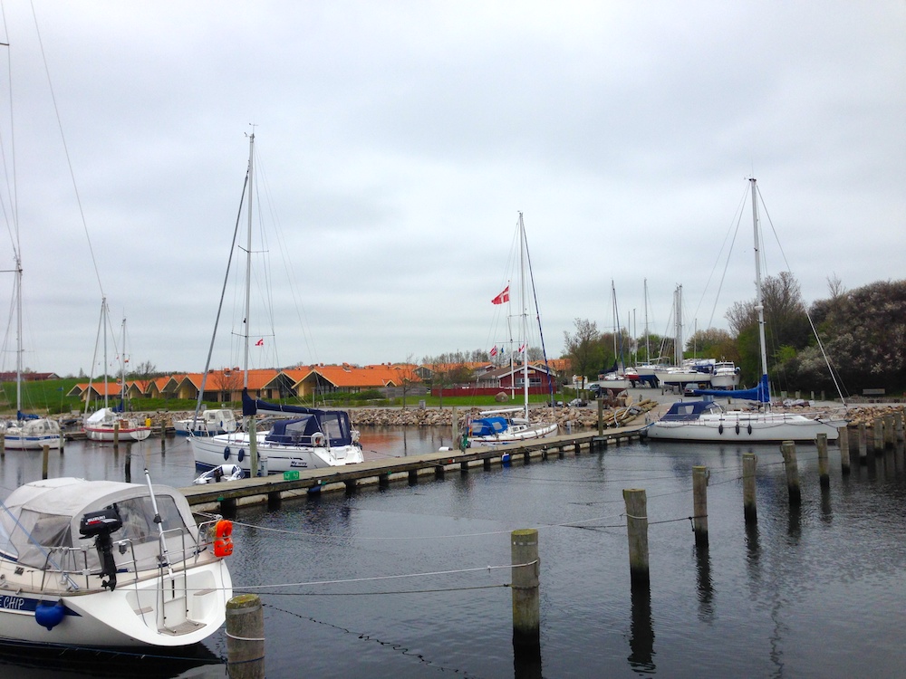 Hafen Marina Minde in Dänemark.